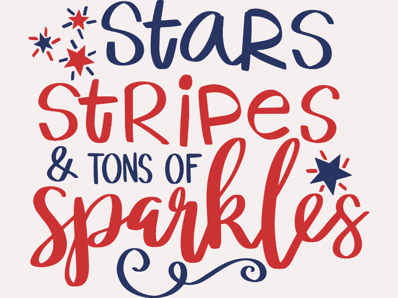 Holidays 104 19. Stars Stripes and Tons of Sparkles