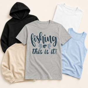 Fishing this is it shirt tank tee sweatshirt hoodie mockup