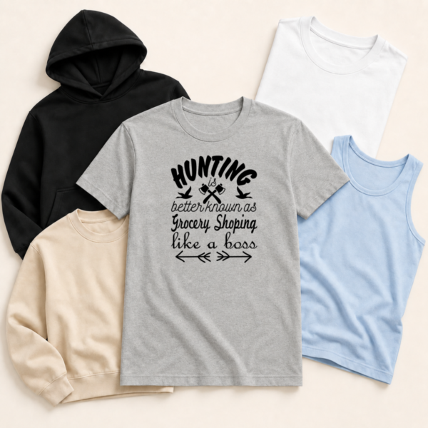 hunting-grocery-shopping-boss-shirt-tank-tee-sweatshirt-hoodie-mockup Hunting grocery shopping boss shirt tank tee sweatshirt hoodie mockup
