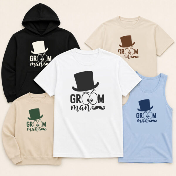 Groom Man Funny Bachelor Party Apparel