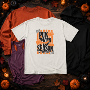 Pumpkin season halloween shirt spooky mockup