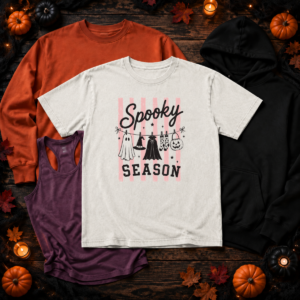 Spooky season ghost laundry shirt spooky mockup